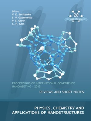 cover image of Physics, Chemistry and Applications of Nanostructures--Proceedings of the International Conference Nanomeeting--2015